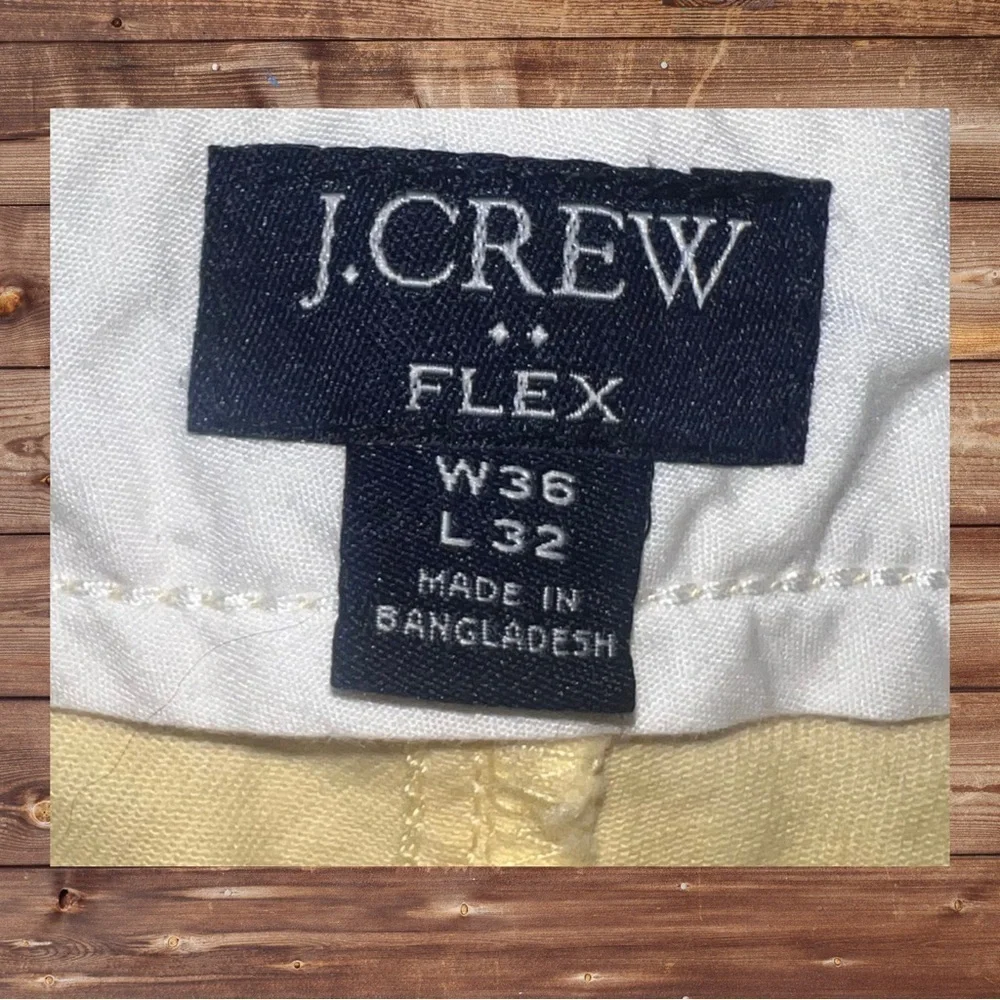 J.Crew Flex Slim Fit Chinos in Subtle Yellow - W36 L32
